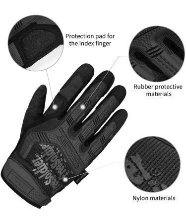Buy Free Soldier Full Finger Tactical Gloves for Men | Outdoor Motorcycle Airsoft Paintball & More - Premium Quality & Comfort - Buy Online on GoSupps.com