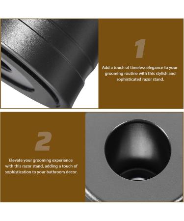 Beavorty Razor Organizer Stand - Premium Aluminum Shower Storage for Razors & Shaving Brushes - Buy Online on GoSupps.com