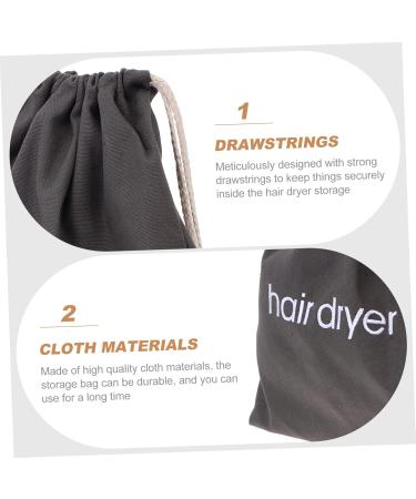 FOMIYES 4 Pcs Hair Dryer Storage Bag Makeup Bag for Travel Toiletry Organizer Dustproof Pouch Packing Bag - Buy Online on GoSupps.com