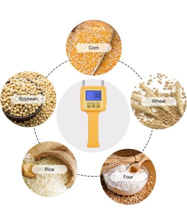 Digital Wood Moisture Meter Grain Moisture Meter Digital Moisture Meter Portable Grain Moisture Meter Use For Corn Wheat Rice Bean Wheat Flour Accurate & Trusted Measures - Buy Online on GoSupps.com