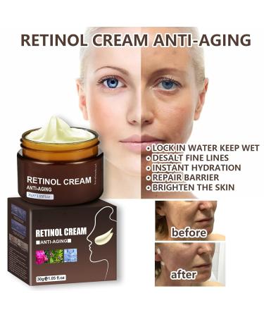 Retinol Anti-Aging Wrinkle Removal Firming Facial Cream Set - 3Pcs - Buy Online on GoSupps.com