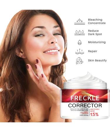 Anti Freckle Face Cream - Skin Lig_htening Cream - Vitamin C Cream for Dark Spot Remove - Hydrating Face Cream for Dry Skin - Face Moisturizer for Women - Even Skin Tone Anti Aging - 30g - Buy Online on GoSupps.com