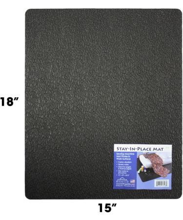 Stay-In-Place Sewing Machine Mat - 15 x 18 - Reduce Vibration and Noise - USA Made - Buy Online on GoSupps.com