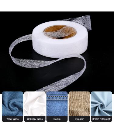 4 Rolls Iron-on Hemming Tape for Clothes Repairing - 0.4/0.8/1.2/1.6inch Fabric Fusing Tape - No Sew Hemming Tape for Pants, Jeans, Skirts - 27yard White Rolls - Buy Online on GoSupps.com
