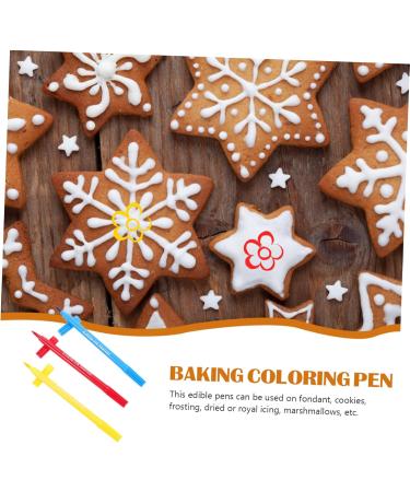 PRETYZOOM 3pcs Baking Pen Edible Color Pens Pen for Cake Gummy Foods Baking Coloring Marker Food Pen Plastic - Buy Online on GoSupps.com