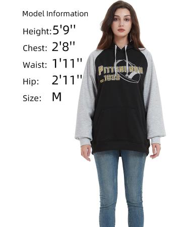 RZUO Mens City Classic Football Embroidery Pullover Hoodie - Black (Medium) - Buy Online on GoSupps.com