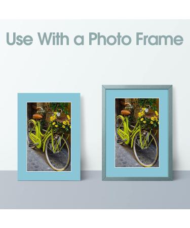 Golden State Art Pack of 25 Acid-Free Mix 5x7 Photo Mats with White Core - Bevel Cut for 4x6 Pictures - Premier 25 Pack Mix Color Mats - Buy Online on GoSupps.com
