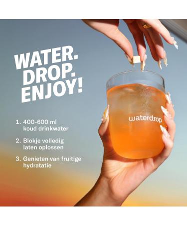 Waterdrop Microdrink waterdrop FUSION Collection with 2 fruity flavors Mango and berries 48 Microdrink hydration cubes Soft drink without sugar Flavored water with vitamins C & B Fusion Mix - Buy Online on GoSupps.com