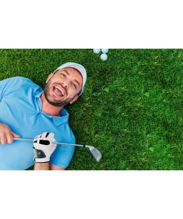 BOSSER Men's Leather Golf Gloves - Extra Soothing Effect for Left & Right Hand - Size L - White - Buy Online on GoSupps.com