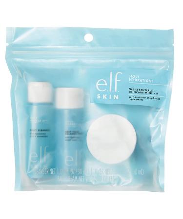 e.l.f. Skin Holy Hydration Mini Kit: Cleanser, Toner & Moisturizer for Hydrated Skin - TSA-Friendly Sizes - Buy Online on GoSupps.com