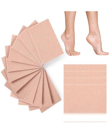 12 Pcs Moleskin Tape Flannel Adhesive Pads Moleskin for Foot Blister Plasters for Feet Blister Prevention Moleskin Foot Cushions and Pads for Heel Toe Pain Relief