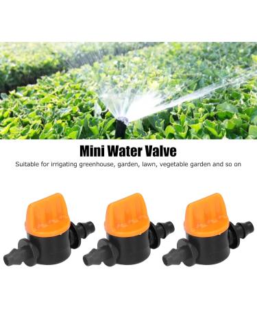 100pcs Barbed Ball Valve - Universal Drip Irrigation Mini Pipe Water Valve for Garden Cultivation & Misting Systems - Fast International Shipping - Buy Online on GoSupps.com