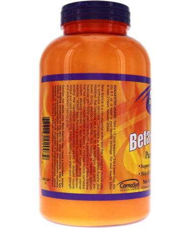 NOW Foods Beta-Alanine - 500 g (17.6 oz.) 2 Pack - Buy Online on GoSupps.com