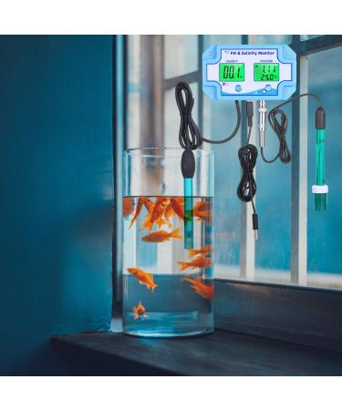 PH & EC Measuring Device - Accurate Salt Content Density and Salinity Meter for Saltwater Aquariums | High-Quality Conductivity Measurement - Buy Online on GoSupps.com