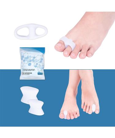BENNARA Hammer Toe Straightener Set B: Toe Separator and Spacer for Overlapping Toes, Crooked Toe, Bunion Corrector, Hallux Valgus, and Callus - Buy Online on GoSupps.com