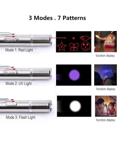 Cat Pointer Interactive Toys Cat Chasing Toys Pet Toys for Indoor Kitten Play Chase Exercise USB Recharge Cat Toy Pointer for Indoor Cat Mouse Toys Wand Light Pet Interactive Toys - Buy Online on GoSupps.com