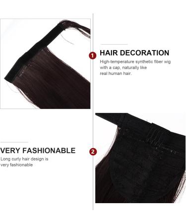 Ipetboom Wave Ponytail Extension Claw Clip Long Wavy Ponytail Extensions Around Tail Hairpiece Curly Hair Extension for Women Girls As Shown 2 - Buy Online on GoSupps.com