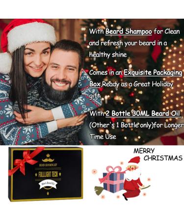 Men's Beard Grooming Kit - Wash, Oil, Balm, Comb, Brush, Scissor - 100% Pure & Organic - Buy Online on GoSupps.com