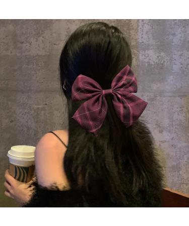 3 Pieces Striped Bow Hair Clips Large Bow Hair Accessories Colorful Striped Headbands Bow Decoration Suitable Gifts for Girls (Multi-color) - Buy Online on GoSupps.com