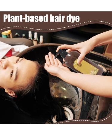  Generisch Hair coloring shampoo - 300 ml - plant-based - Instant and fast coloring shampoo - For men women seniors at home while traveling at the office - Buy Online on GoSupps.com