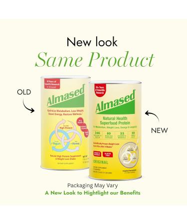 Almased de prote na en polvo batido natural de reemplazo de comidas y suplemento para p rdida de peso hombres y mujeres prote na para bajar de peso soporte de suplemento de GLP-1 y apoya la salud h - Buy Online on GoSupps.com