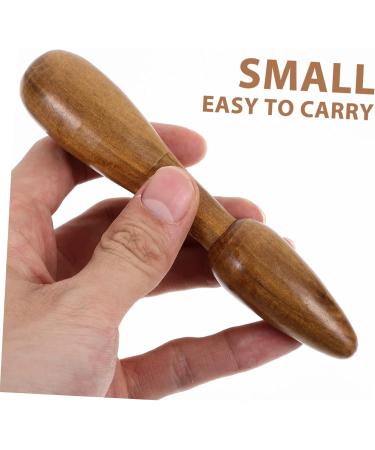 6-Piece Wooden Massage Stick Set - Muscle Scooter Hand Massager Reflex Zone Tools & Acupuncture Rods for Relaxation - Buy Online on GoSupps.com