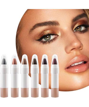  WJnflQN Eyeshadow sticks cream eyeshadow stick | Shimmering eyeshadow stick glitter highlighter cosmetics for bridal makeup - Buy Online on GoSupps.com