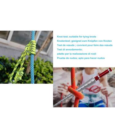 Northpada 10mm Static Safety Climbing Rope - 20m Blue Rock Climbing & Fire Rescue Rope for Parachute and Roping Activities - Buy Online on GoSupps.com