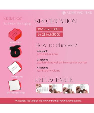 Moresoo Tape in Hair Extensions Human Hair Blonde Highlight 18 Inch Remy Tape in Extensions Human Hair Ash Blonde Mixed with Blonde Hair Extensions for Women Tape in Human Hair #P18/613 20Pcs 50g 18 Inch (Pack of 1) #P18/613 - Buy Online on GoSupps.com