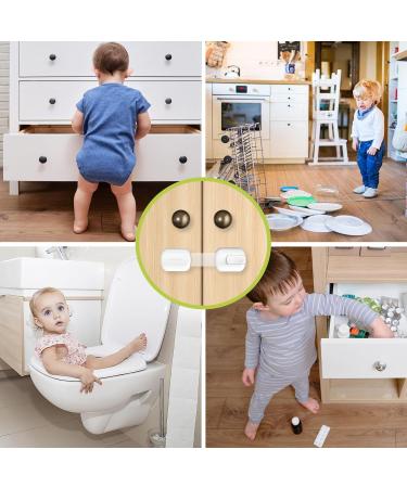 Child Protection Cabinet Set - 6 Durable Safety Locks for Drawers Doors & Ovens - No Drilling Required - Buy Online on GoSupps.com