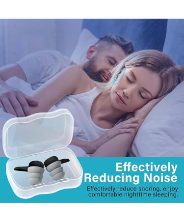 Soft Silicone Noise Cancelling Ear Plugs for Sleeping, Work, Study - Reusable & Washable Earplugs for Snoring, Concerts & Hearing Protection - Buy Online on GoSupps.com