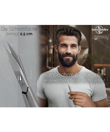 Extra Sharp Stainless Steel Nail Scissors - Rust-Free Manicure & Pedicure Tools for Men & Women - Buy Online on GoSupps.com