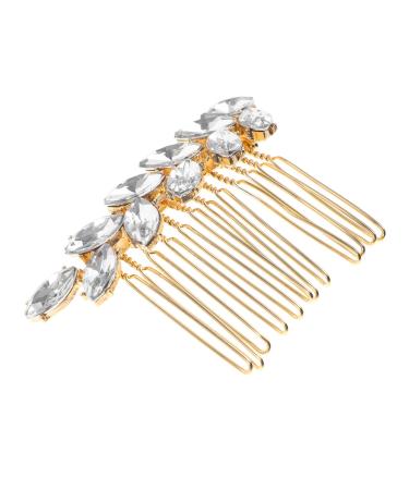 Beatifufu Fashionable Diamond Hair Accessories Hair Comb for Women Headpiece Hair Combs Wedding Hair Clip Wedding Hair Comb Hair Accessories for Girl Headpiece