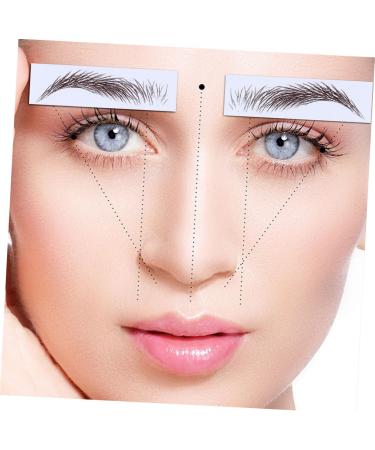 Didiseaon 5pcs Eyebrow Stickers Temporary Brow Tattoos Eyebrow Transfer Stickers Piece of Paper Miss Cosmetic 21x15cm Brown - Buy Online on GoSupps.com