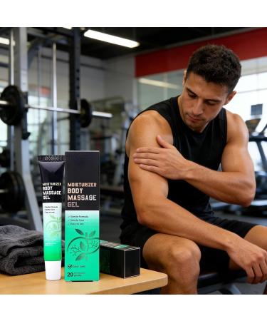 Gel corporel portable 20 g Hydratant de massage apaisant pour soulager la peau s che | Gel hydratant pour le dos le cou les paules et les articulations facile utiliser la maison ou en - Buy Online on GoSupps.com