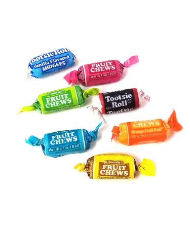 CrazyOutlet Tootsie Roll Chewy Candy Assorted Fruit Taffies - 2lb Bulk Pack - Buy Online on GoSupps.com
