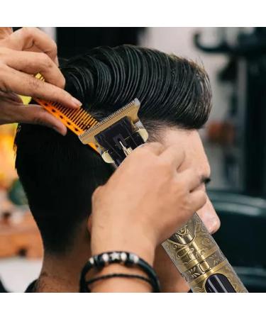 Professional Cordless Hair Clippers for Men - Rechargeable USB Adjustable Trimmer Set for Home Salon & Barbershop - Buy Online on GoSupps.com