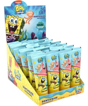 SpongeBob Children's Toothpaste Set 2x50ml - Strawberry Flavor - whitening & Fun Oral Care - Buy Online on GoSupps.com