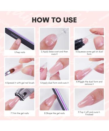 Makartt Poly Nail Gel 50ML Builder Gel for Nail Extensions - Peach - Buy Online on GoSupps.com