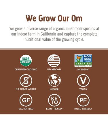 Om Mushrooms Cordyceps Powder - 100% Organic, 7.05 oz (200 g) | Boost Energy & Immunity - Buy Online on GoSupps.com