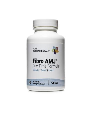 4Life Fibro AMJ Day Time Formula - Dietary Supplement Supports Muscle Bone and Joint Health with Magnesium and Boswellia Serrata Extract - 90 Capsules