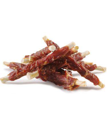 Dibo Rawhide Sticks Duck 100g - Delicious Dog Snack for Rewards & Dental Care | Refillable Treats - Buy Online on GoSupps.com