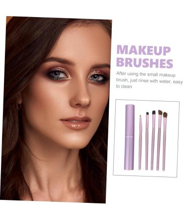 Gogogmee 5 Pcs Horsehair Eyeshadow Brush Makeup Brush Gel Eyeliner Brush Girl's Eyeshadow Brush Aluminum Box - Buy Online on GoSupps.com