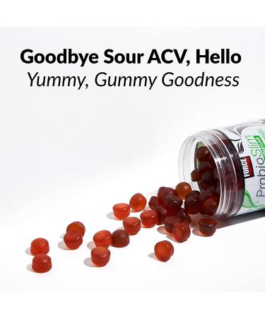ProbioSlim Apple Cider Vinegar Gummies with LactoSpore Probiotics - Digestive & Metabolic Support - 120 Count Gummies - Buy Online on GoSupps.com