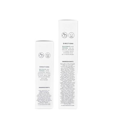 Vieve's Leaves Hydrating Skincare Kit for Sensitive Skin | Vegan & Cruelty-Free 2-Step Clean Face Routine Moisturizer & Serum Duo - Buy Online on GoSupps.com