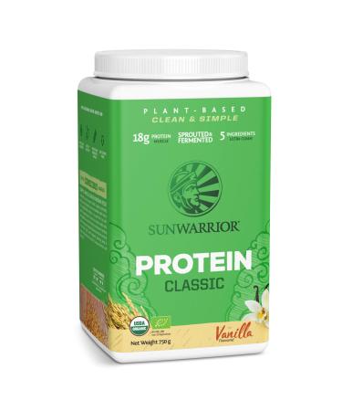 SunWarrior, Protein Classic Vanilla, 750 Gram