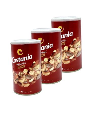 Set of 3 Assorted Nuts/Mixed Kernels – Castania – 450 g Pot