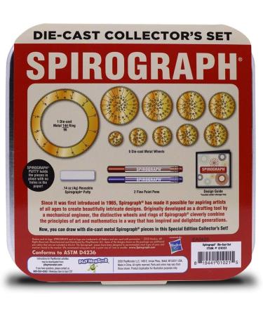 Spirograph Die-cast Collector's Set - 14 Piece Multi Design Kit (1021RZ) - Buy Online on GoSupps.com