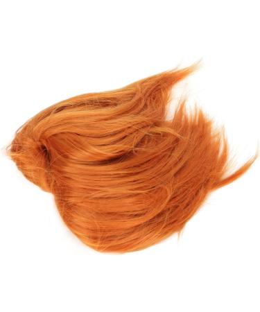 Ponytail Messy Hair Bun 4 Kind of Colors Soft Fluffy High Elastic Stylish Tousled Ponytail Extensions Hair Piece(Orange) - Buy Online on GoSupps.com
