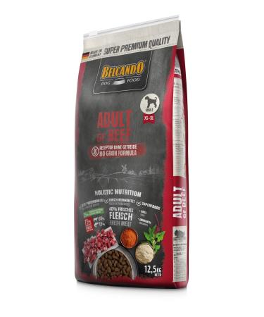 Belcando Adult GF Beef 12.5 kg grain -free dog food |Dry food without grain with beef |Sole feed for adult dogs from 1 year 12.5 kg (1 Pack)